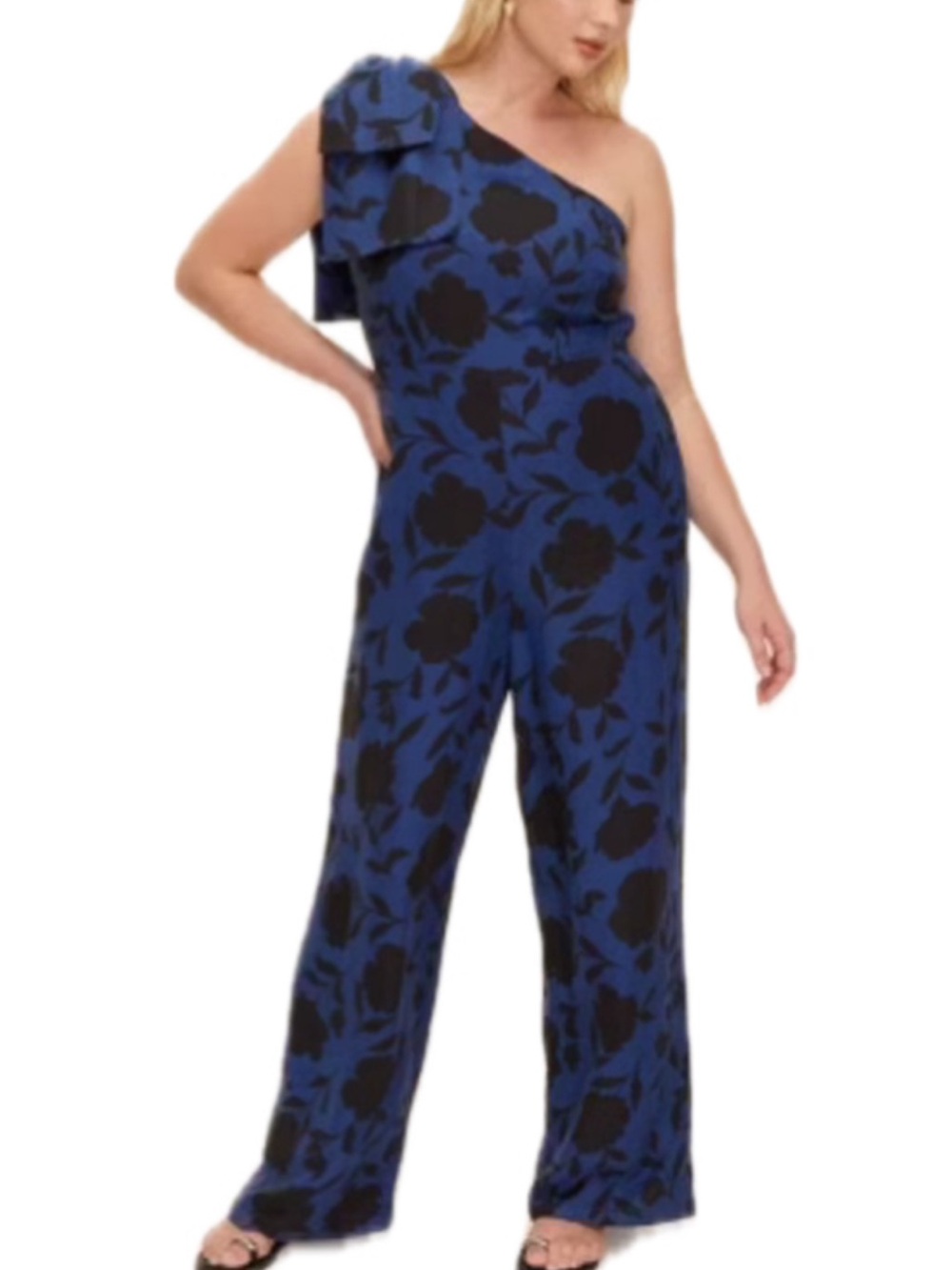 NWT Kate Spade New York x Target Women’s Classic Rose Jumpsuit in navy/black